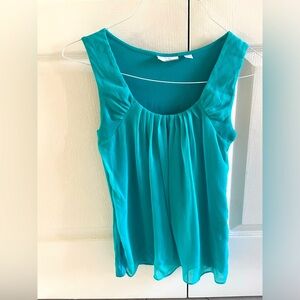 New York & Company Vibrant Teal Blouse